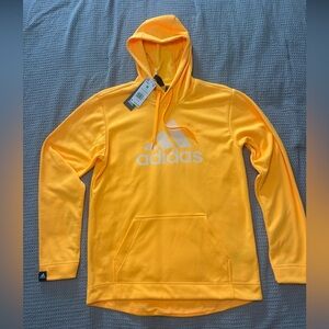 NEW Adidas Men's Solar Gold Game+ Go Fleece Lined Pullover Hoodie Men’s